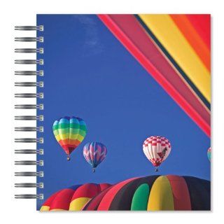 ECOeverywhere Up Up and Away Picture Photo Album, 18 Pages, Holds 72 Photos, 7.75 x 8.75 Inches, Multicolored (PA12626)  Wirebound Notebooks 