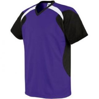 High Five Tempest Youth Purple White Black Soccer Jersey   Youth XS  Sports & Outdoors