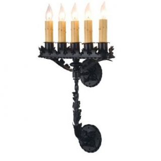 Meyda Lighting 98946 18.5"W Victorian Theatre 5 Lt Wall Sconce   Wall Sconces  