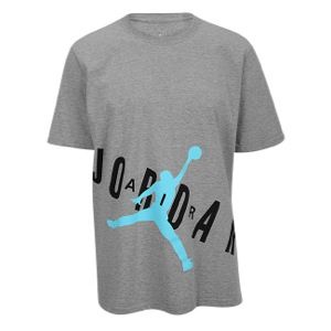 Jordan AJ Bold T Shirt   Mens   Basketball   Clothing   Dark Grey Heather/Black