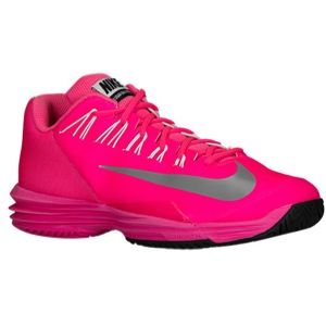 Nike Lunar Ballistec   Womens   Tennis   Shoes   Pink Flash/White/Med Based Grey