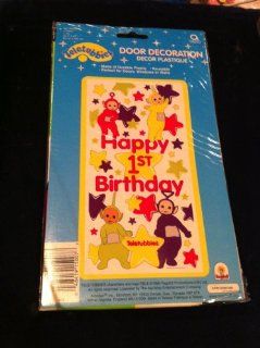 Teletubbies "1st Birthday   Happy 1st Birthday   Door Decoration Toys & Games
