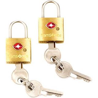 Samsonite Travel Sentry Brass Key Locks, 2/Pack