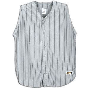  Pinstripe Sleeveless Jersey   Mens   Baseball   Clothing   Grey/Black