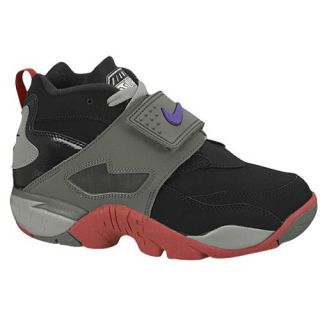 Nike Air Diamond Turf 2   Boys Grade School   Training   Shoes   Black/Mercury Grey/University Red/Electro Purple