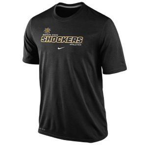 Nike College Dri Fit Logo Legend T Shirt   Mens   Basketball   Clothing   Wichita State Shockers   Black