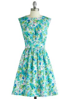 Emily and Fin Too Much Fun Dress in Blossoms  Mod Retro Vintage Dresses