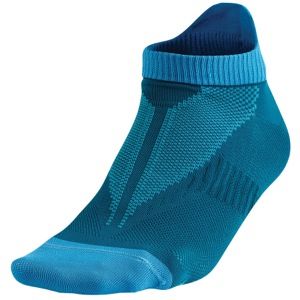 Nike Hyper Lite Elite Running No Show Socks   Running   Accessories   Vivid Blue/Green Abyss