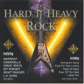 (Cd) Hard 'N' Heavy Rock Hollywood / so Far so Good By Warrant, Moter City Madhouse By Jake E. Lee with Randy Castillo, Immigrant Song / Live By Great White, Fear of the Dark By Bernie Shaw, 17 Crash By L.a. Guns, Rumors in the Air / Live By Night