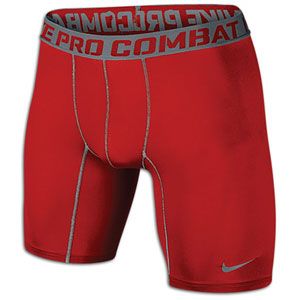 Nike Pro Combat Compression 6 Short 2.0   Mens   Training   Clothing   Gym Red/Cool Grey