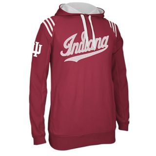 adidas College 3 Stripe Pullover Hoodie   Mens   Basketball   Clothing   Indiana Hoosiers   Varsity Red