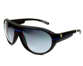 Ferrari Sunglasses FR 0089 20W Acetate Black   blue Gradient Grey Blue Clothing