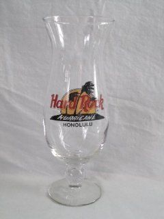 Hard Rock Cafe " Honolulu " Pilsner Hurricane Glass   9 1/4" Kitchen & Dining
