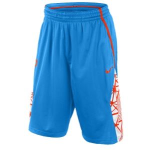 Nike KD Data Storm Shorts   Mens   Basketball   Clothing   Photo Blue/Team Orange