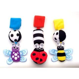 Toy / Game Sassy Go Go Bugs with 3 Attachable Developmentally Appropriate Toys & Three Distinct Sounds for Baby Toys & Games