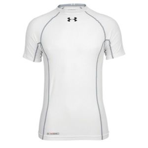 Under Armour Heatgear Renegade S/S T Shirt   Mens   Training   Clothing   White/Steel/Black