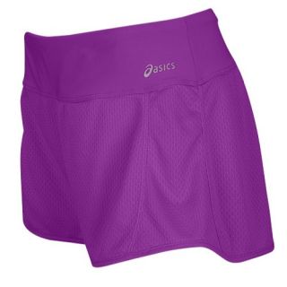 ASICS Core 3.5 Bamboo Mesh Shorts   Womens   Running   Clothing   Purple Pop