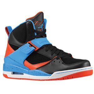 Jordan Flight 45 Mid   Mens   Basketball   Shoes   Black/Photo Blue/Team Orange