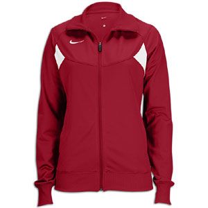 Nike Pasadena II Full Zip L/S Warm Up Jacket   Womens   Soccer   Clothing   Cardinal/White/White