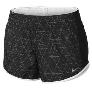 Nike Dri FIT 2 Racer Shorts   Womens   Running   Clothing   Black/Black/White/Reflective Silver