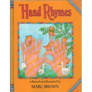 Hand Rhymes   A Collection of Nursery Rhymes with Diagrams for Accompanying Finger Plays, Hand Games   My Book, Five Little Babies, Two Little Monkeys, Jack O'Lantern, Five Little Goblins, Here Is the Beehive & More  First Edition, 17th Printing 19