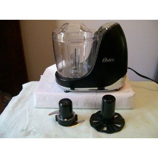 Oster FPSTMC3321 3 Cup Mini Chopper with Whisk, Black Mini Food Processors Kitchen & Dining