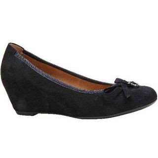 Gabor Navy Amorette Womens Wedge Heeled Dress Court Shoes