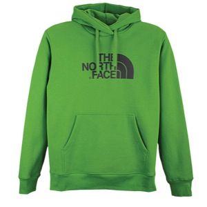 The North Face Half Dome Hoodie   Mens   Casual   Clothing   Flashlight Green/Graphite Grey