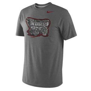 Nike College Stealth Tri Blend T Shirt   Mens   Basketball   Clothing   Oklahoma Sooners   Charcoal