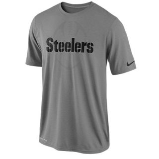Nike NFL Dri Fit Legend Football T Shirt   Mens   Football   Clothing   Pittsburgh Steelers   Dark Grey Heather