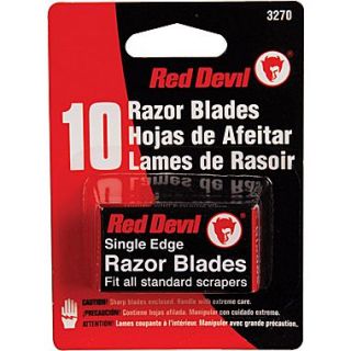 Red Devil Single Edge Razor Blade, 10 Blades