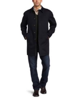 Fred Perry Men's Rain Coat, Navy/Warm Stone, Small at  Mens Clothing store