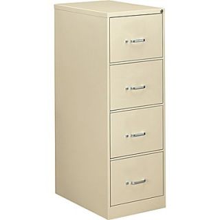 OIF 26 1/2 Deep 4 Drawer Legal Size Economy Vertical File, Putty