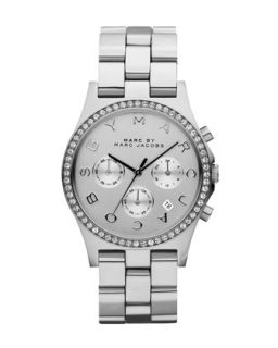 40mm Henry Chronograph Watch, Stainless   MARC by Marc Jacobs   Silver (40mm )