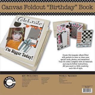 Canvas Foldout Book Kit birthday