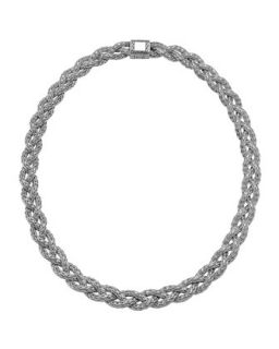 Small Braided Silver Chain Necklace   John Hardy   Silver