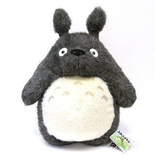 Studio Ghibli My neighbor Totoro 16" tall dark grey Totoro plush doll Toys & Games