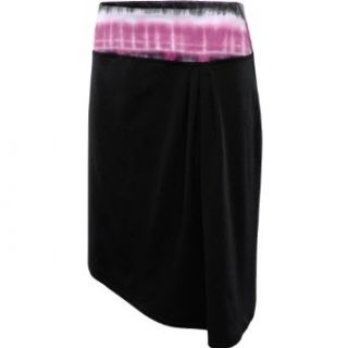 ANEKA Women's Charlie Skirt   Size Xl, Black Print Athletic Pants