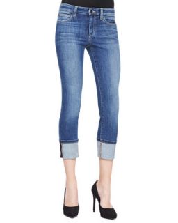 Womens Judi Faded Cuffed Skinny Jeans   Joes Jeans   Medium blue (24)