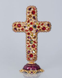Theresa Bejeweled Cross   Jay Strongwater