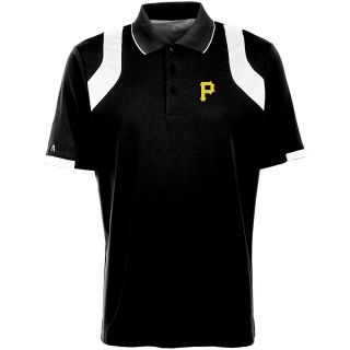 Antigua Pittsburgh Pirates Mens Fusion Short Sleeve Polo   Size Medium,