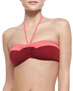Womens Kite Two Tone Bandeau Swim Top   MARC by Marc Jacobs   Pagoda (LARGE/12)