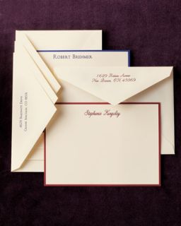 50 Personalized Correspondence Cards w/ Personalized Envelopes