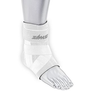 Zamst A1 Moderate Support Ankle Brace   Size Small   Right, White/white