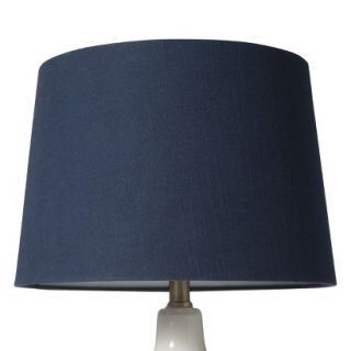 Nate Berkus Linen Lamp Shade   Blue
