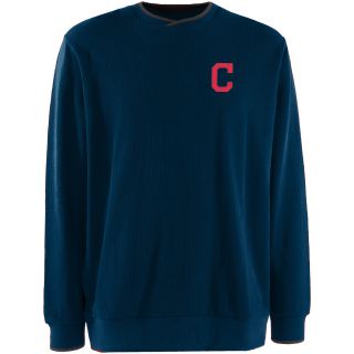 Antigua Cleveland Indians Mens Executive Crew Sweater   Size XXL/2XL, Navy
