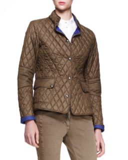 Womens Sheffield New Quilted Jacket   Belstaff   Electric blue (44/10)