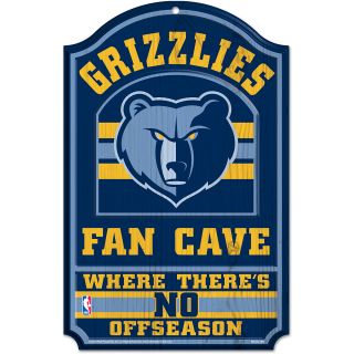 WINCRAFT Memphis Grizzlies 11x7 Inch Fan Cave Wooden Sign