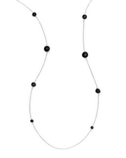 Lollipop Onyx Station Necklace   Ippolita   Silver
