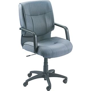 Alera Stratus Series Mid Back Swivel/Tilt Chair, Gray